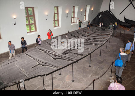 Tuneskipet-Wikinger-Schiff, Tune Schiff, Wikingerschiff-Museum, Bygdoy, Oslo, Norwegen Stockfoto