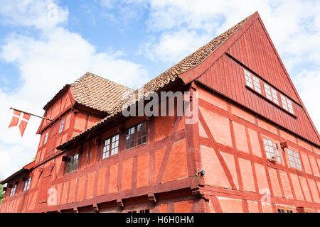 Das Zollhaus, Den Gamle von Aarhus, Dänemark Stockfoto