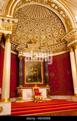 Peter der große Memorial Hall, Eremitage, Sankt Petersburg, Russland Stockfoto