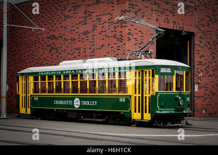 Charlotte Trolley Stockfoto