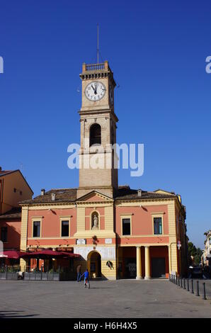 Palazzo della Torre. Piazza Garibaldi. Forlimpopoli, Emilia Romagna, Italien. Stockfoto