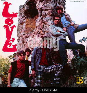 Liebe, die Band ca. 1960er Jahre mit Arthur Lee. Stockfoto