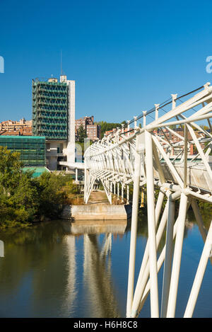 VALLADOLID, Spanien - 28. Oktober 2016: wurde im Mai 2003 als Museum und eine Ikone der Architektur basierend auf einer alten Flo eröffnet. Stockfoto