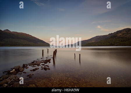 Loch Lomond Sonnenuntergang Stockfoto