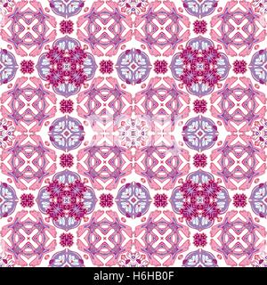 Hintergrund Vintage Fliese. Nahtlose Muster. Abstrakte Wallpaper. Textur-Vektor. Stoff-Abbildung Stock Vektor