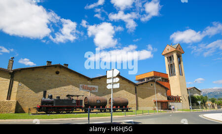 Bodegas Muga ist eine spanische Bodega mit Sitz in Haro, in der Region Rioja Alta. Stockfoto