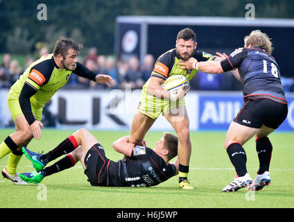 AVIVA Rugby Premier League Sarazenen V Leicester Tigers bei Allianz Park London, UK. 29. Okt, 5. Aktion während des Spiels die Sarazenen gewann 24-10-Credit: Leo Mason/Alamy Live News Stockfoto