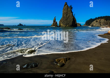 Rialto Beach. La Push Washington USA Olympic Nationalpark Stockfoto