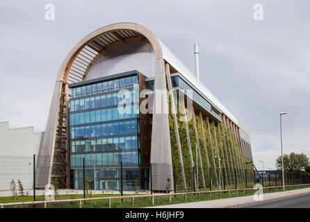 Überqueren Sie Green Recycling Verbrennungsanlage am Kreuz grün, Leeds Stockfoto