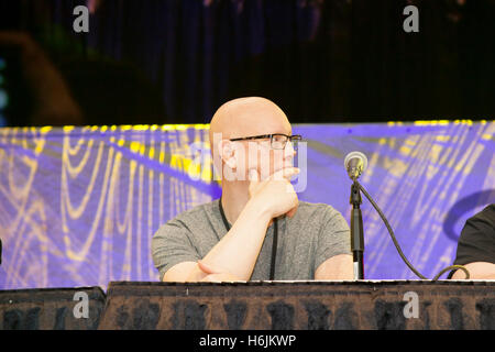 STAN LEE LA Comic-CON: 29. Oktober 2016, Los Angeles, Kalifornien. Stan Lee mit Marvel-Machern diskutieren ihre Arbeit. Stockfoto