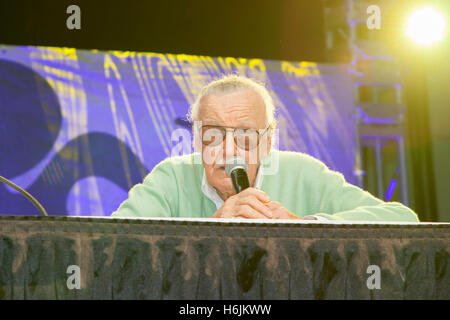 STAN LEE LA Comic-CON: 29. Oktober 2016, Los Angeles, Kalifornien. Stan Lee mit Marvel-Machern diskutieren ihre Arbeit. Stockfoto