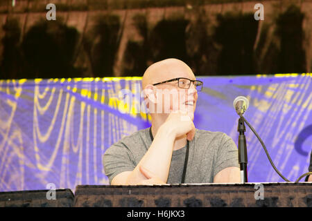 STAN LEE LA Comic-CON: 29. Oktober 2016, Los Angeles, Kalifornien. Stan Lee mit Marvel-Machern diskutieren ihre Arbeit. Stockfoto