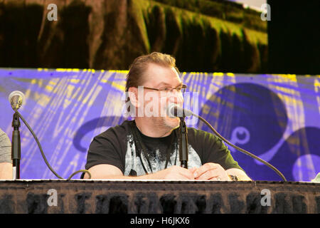 STAN LEE LA Comic-CON: 29. Oktober 2016, Los Angeles, Kalifornien. Stan Lee mit Marvel-Machern diskutieren ihre Arbeit. Stockfoto