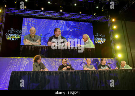 STAN LEE LA Comic-CON: 29. Oktober 2016, Los Angeles, Kalifornien. Stan Lee mit Marvel-Machern diskutieren ihre Arbeit. Stockfoto