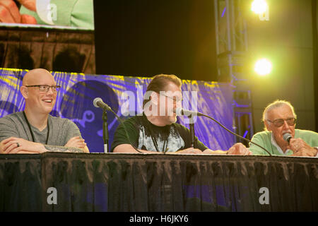 STAN LEE LA Comic-CON: 29. Oktober 2016, Los Angeles, Kalifornien. Stan Lee mit Marvel-Machern diskutieren ihre Arbeit. Stockfoto