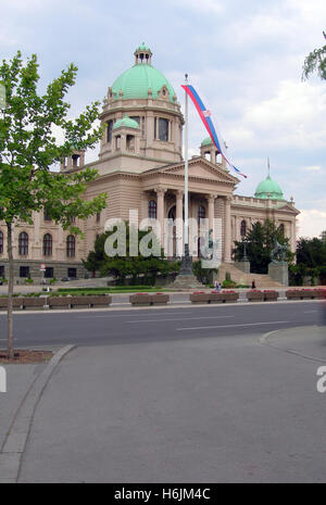 Serbische Parlament Gebäude in Belgrad-Serbien-Europa Stockfoto