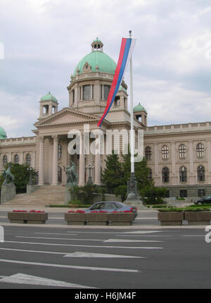 Serbische Parlament Gebäude in Belgrad-Serbien-Europa Stockfoto