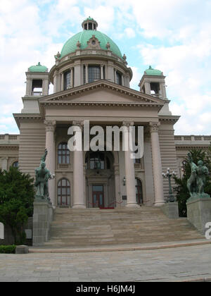 Serbische Parlament Gebäude in Belgrad-Serbien-Europa Stockfoto