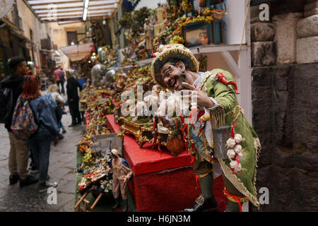 San Gregorio Armeno, Pastori Hirten,, Napoli Stockfoto