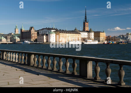 Historische Stadt Riddarholmen, Stockholm, Schweden, Skandinavien, Europa Stockfoto