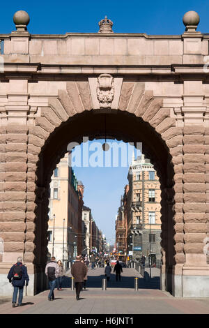 Drottninggatan shopping Street, Stockholm, Schweden, Skandinavien, Europa Stockfoto