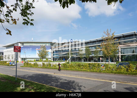 Telefónica UK Limited (O2), Slough Trading Estate, Bath Road, Slough, Berkshire, England, Vereinigtes Königreich Stockfoto