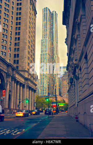 8 Spruce Street, Manhattan, New York Stockfoto