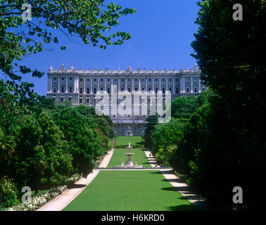 Der Königspalast, Madrid, Spanien Stockfoto