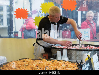 Französische Küche auf Französisch Street Market, Brentwood, Essex Stockfoto