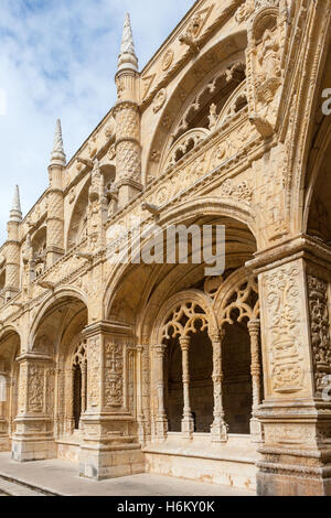 Das Hieronymus-Kloster aka Hieronymus-Kloster, Belem, Lissabon, Portugal Stockfoto