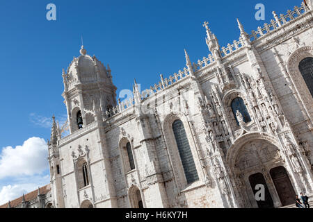 Das Hieronymus-Kloster aka Hieronymus-Kloster, Belem, Lissabon, Portugal Stockfoto