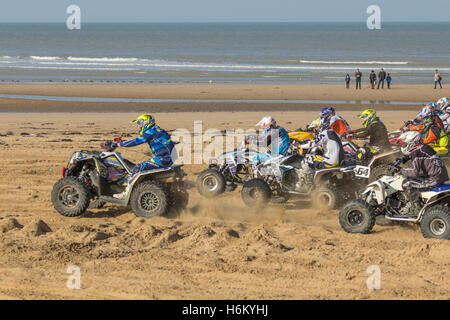 BXUK Strand Rennen auf Margate Main Sands Stockfoto