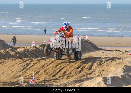 BXUK Strand Rennen auf Margate Main Sands Stockfoto