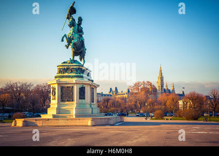 Erzherzog Charles-Denkmal in Wien Stockfoto