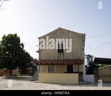 Gemeindehaus am Heiligen Kyriaki orthodoxe Kirche, Xanthogenate Korfu Griechenland gehörenden Thinalion Rat Stockfoto