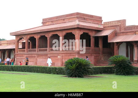 Diwan-i-Aam, Fatehpur Sikri, Agra, Uttar Pradesh, Indien, indischer Subkontinent, Südasien Stockfoto