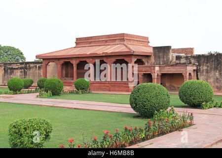Diwan-i-Aam (Rückansicht), Fatehpur Sikri, Agra, Uttar Pradesh, Indien, indischer Subkontinent, Südasien Stockfoto