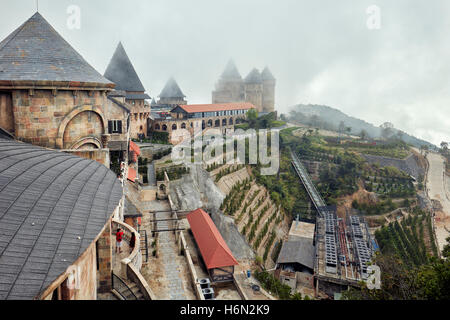 Ba Na Hills Mountain Resort, Da Nang, Vietnam. Stockfoto