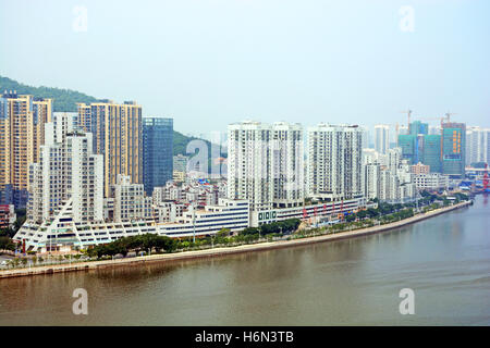 Zuhai Stadt Perlen Fluss China Asien Stockfoto