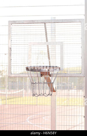 Basketball-Korb Stockfoto