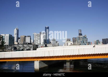 nur Brücke, dann melbourne Stockfoto