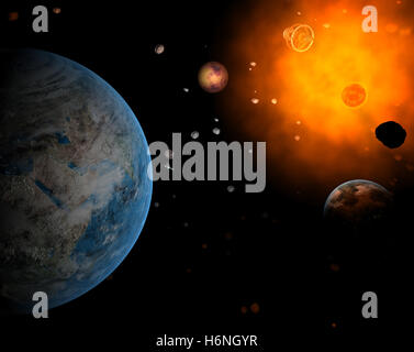 Weltraum-Astronomie Stockfoto