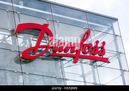 Danfoss, Logo, Schilder, Prag, Tschechische Republik Stockfoto