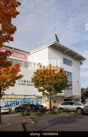 Yorkshire County Cricket Club Hauptquartier in Headingley, Leeds, West Yorkshire Stockfoto