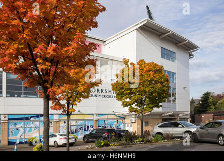 Yorkshire County Cricket Club Hauptquartier in Headingley, Leeds, West Yorkshire Stockfoto