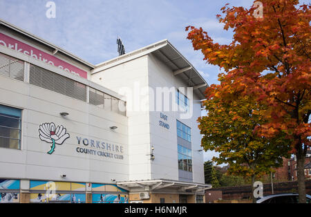 Yorkshire County Cricket Club Hauptquartier in Headingley, Leeds, West Yorkshire Stockfoto