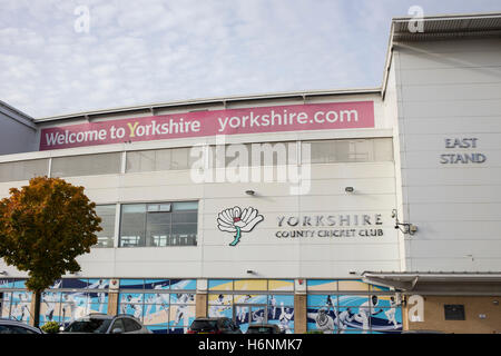 Yorkshire County Cricket Club Hauptquartier in Headingley, Leeds, West Yorkshire Stockfoto