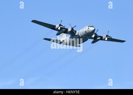 Missouri Air National Guard C - 130H Hercules, 139. Airlift Wing (AMC) zugewiesen. Stockfoto