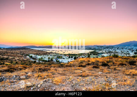 Ansicht von Gumbet, Bodrum, Türkei Stockfoto