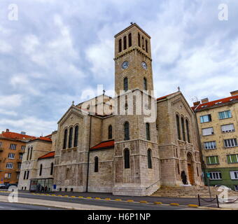 St.-Josephs Kirche in Sarajevo am Tag. Bosnien und Herzegowina Stockfoto